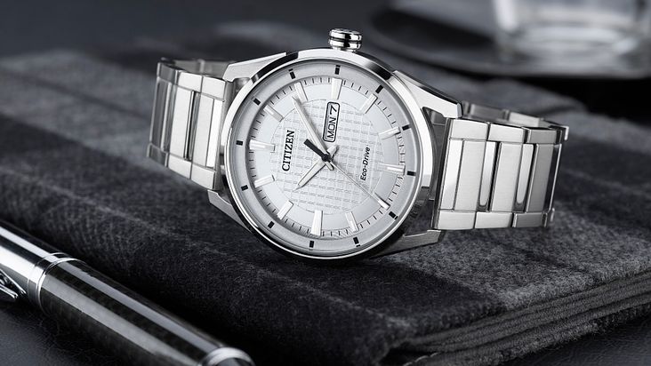 Citizen CTO Eco-Drive Silver Stainless Steel Watch | CITIZEN